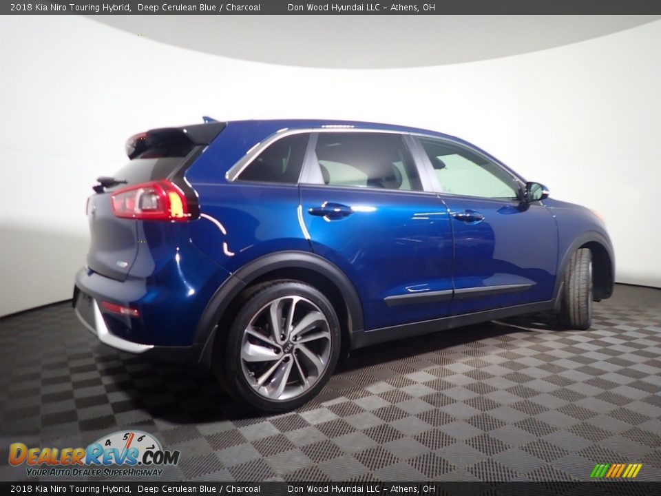 2018 Kia Niro Touring Hybrid Deep Cerulean Blue / Charcoal Photo #19