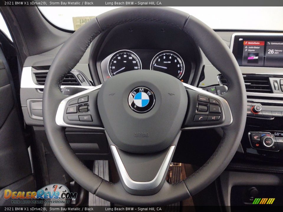 2021 BMW X1 sDrive28i Steering Wheel Photo #16