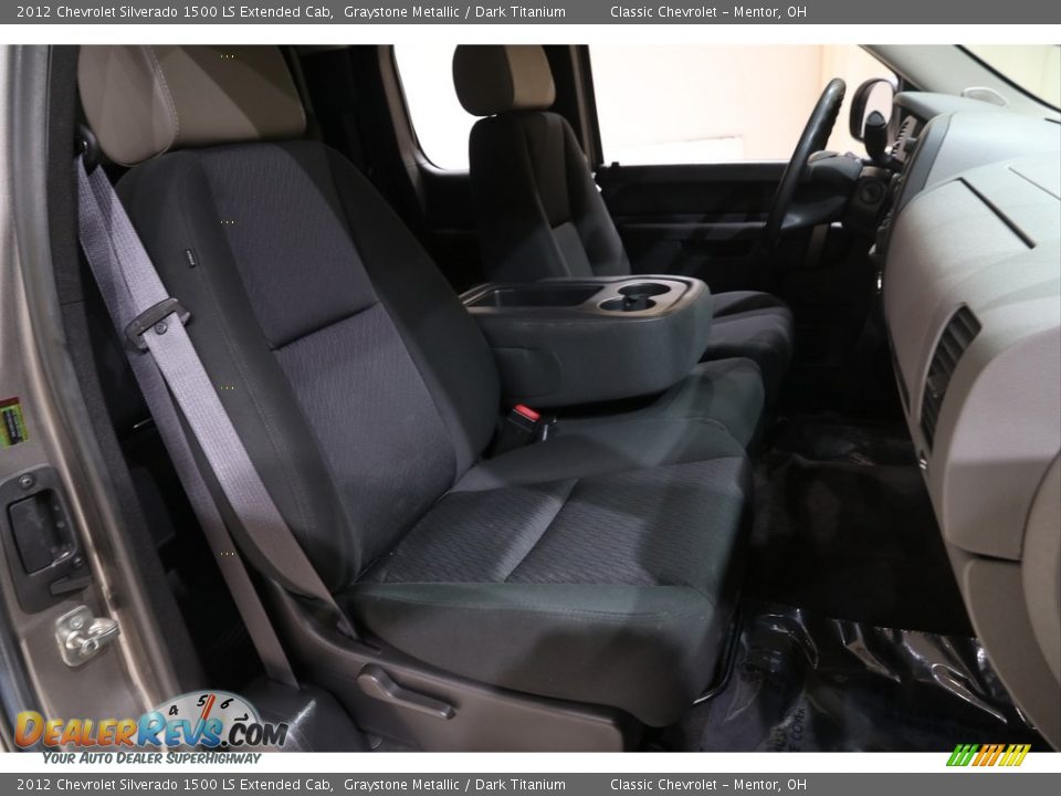 2012 Chevrolet Silverado 1500 LS Extended Cab Graystone Metallic / Dark Titanium Photo #11
