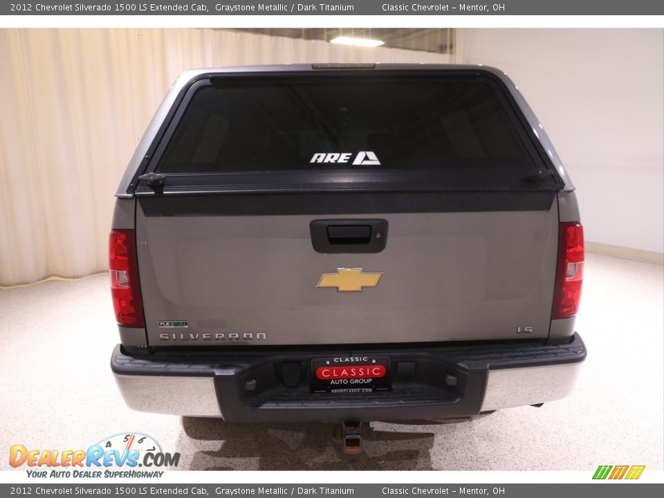 2012 Chevrolet Silverado 1500 LS Extended Cab Graystone Metallic / Dark Titanium Photo #16