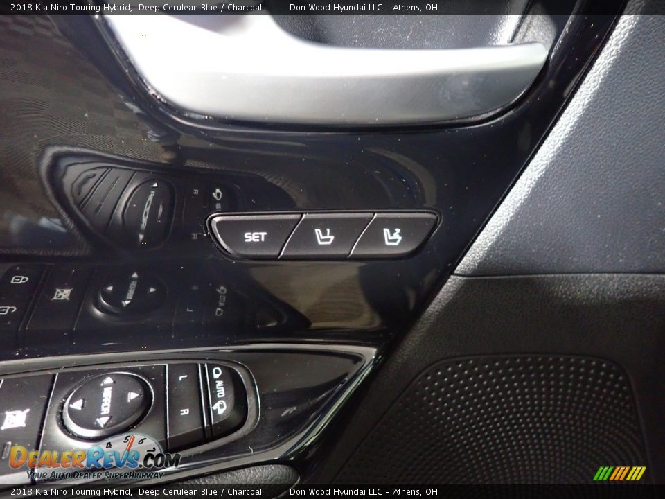 2018 Kia Niro Touring Hybrid Deep Cerulean Blue / Charcoal Photo #25