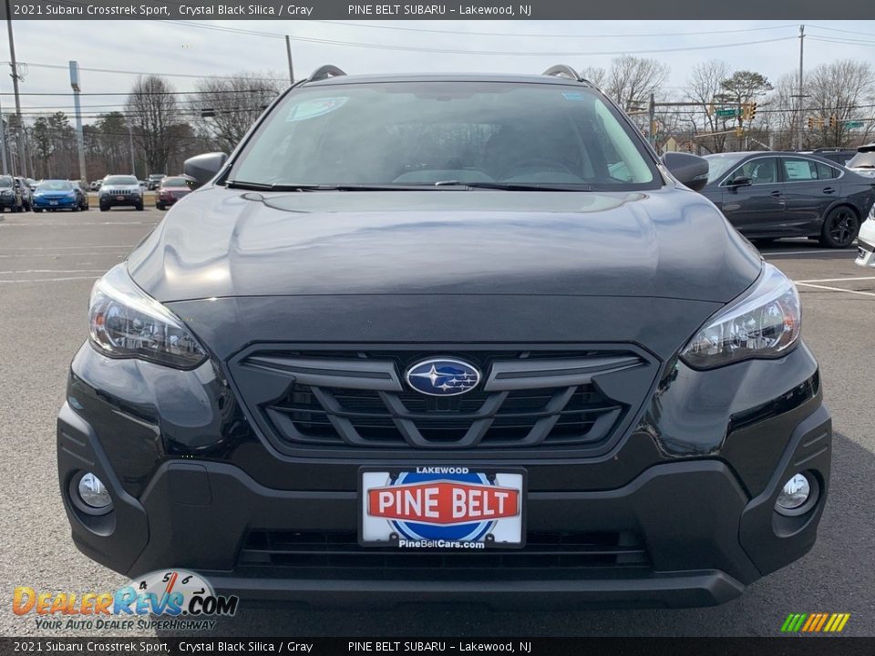 2021 Subaru Crosstrek Sport Crystal Black Silica / Gray Photo #3