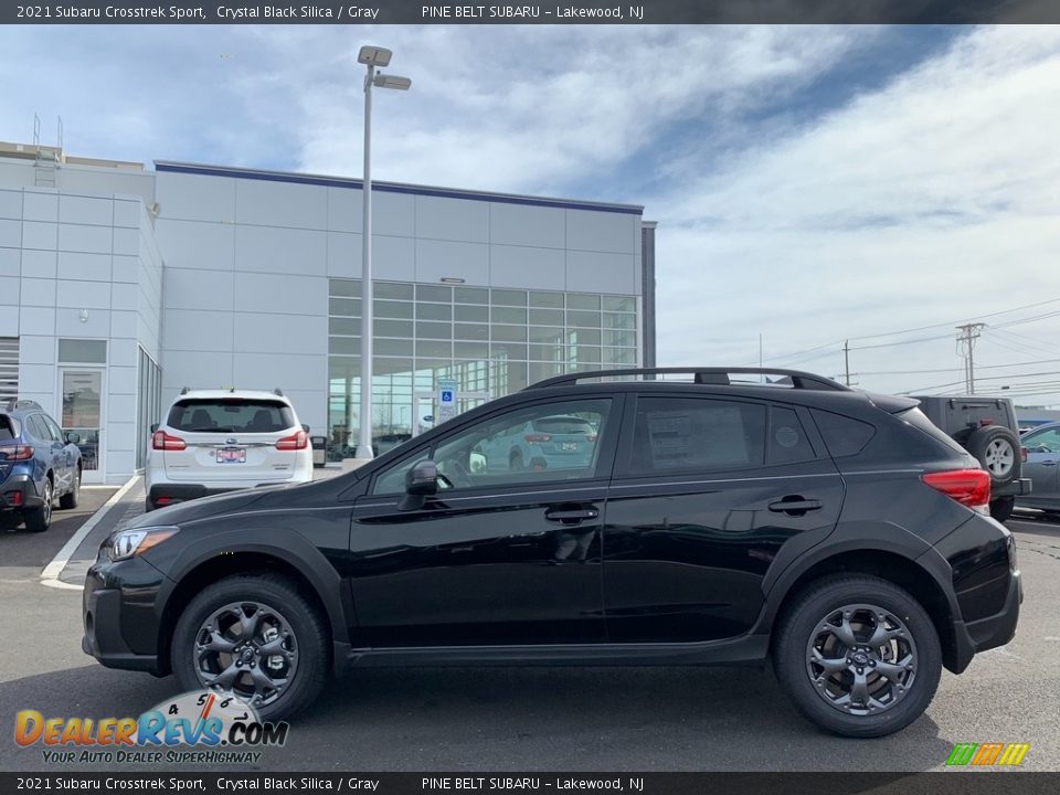 2021 Subaru Crosstrek Sport Crystal Black Silica / Gray Photo #4