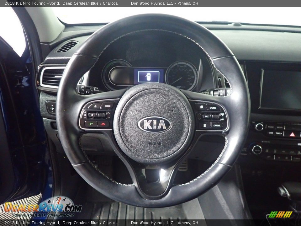 2018 Kia Niro Touring Hybrid Steering Wheel Photo #31
