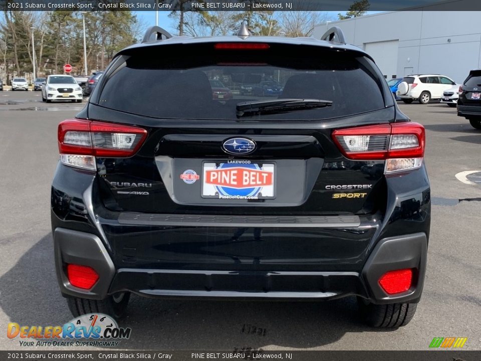 2021 Subaru Crosstrek Sport Crystal Black Silica / Gray Photo #7