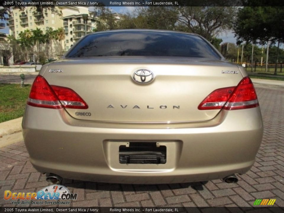2005 Toyota Avalon Limited Desert Sand Mica / Ivory Photo #7