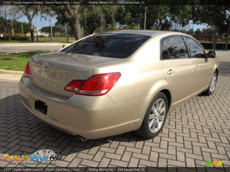 2005 Toyota Avalon Limited Desert Sand Mica / Ivory Photo #9