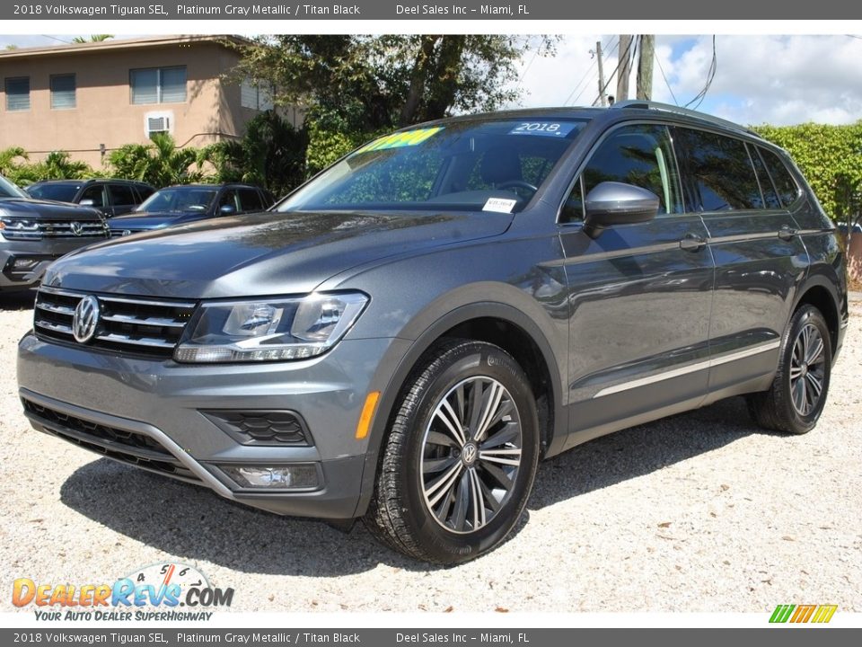 Platinum Gray Metallic 2018 Volkswagen Tiguan SEL Photo #5