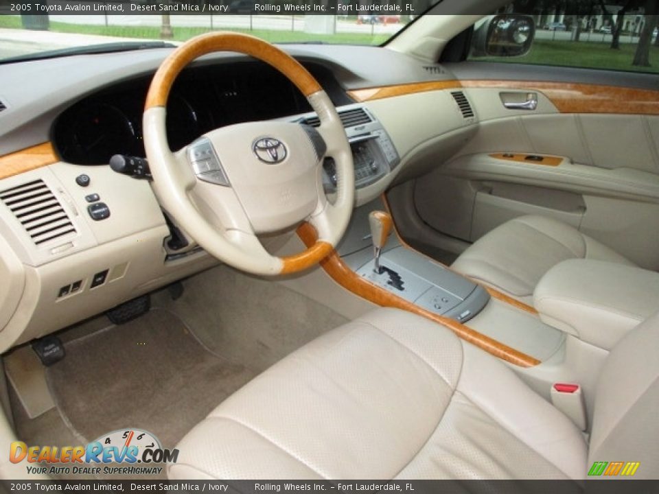 2005 Toyota Avalon Limited Desert Sand Mica / Ivory Photo #20