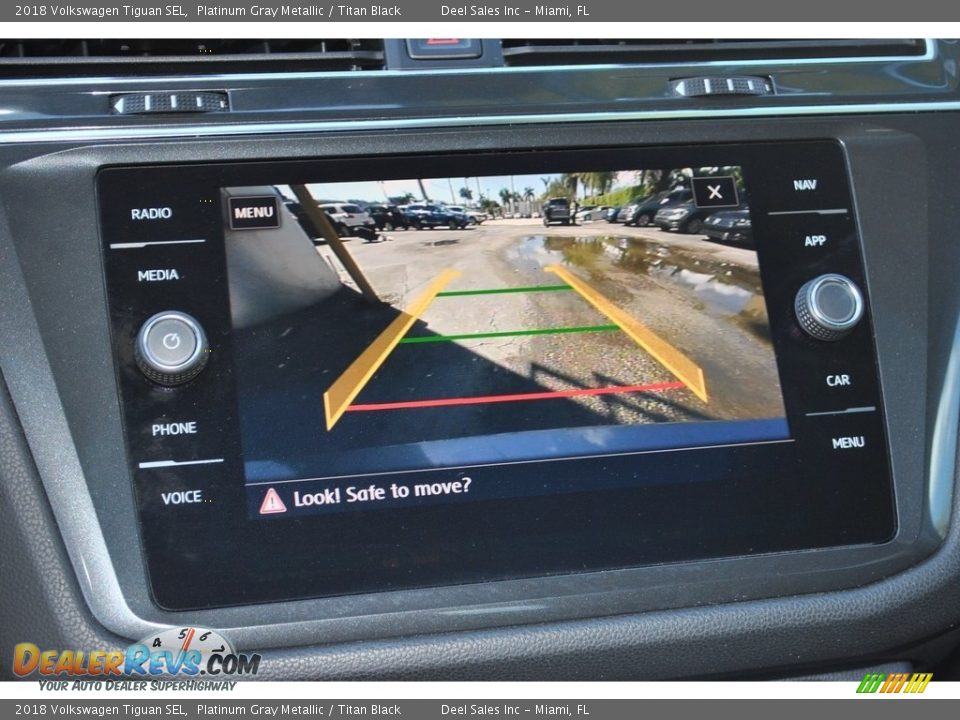 2018 Volkswagen Tiguan SEL Platinum Gray Metallic / Titan Black Photo #16
