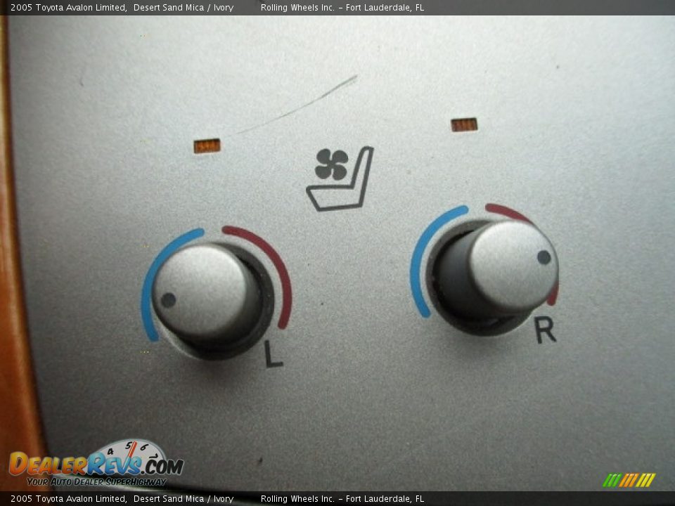 2005 Toyota Avalon Limited Desert Sand Mica / Ivory Photo #25