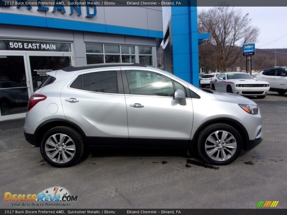2017 Buick Encore Preferred AWD Quicksilver Metallic / Ebony Photo #2