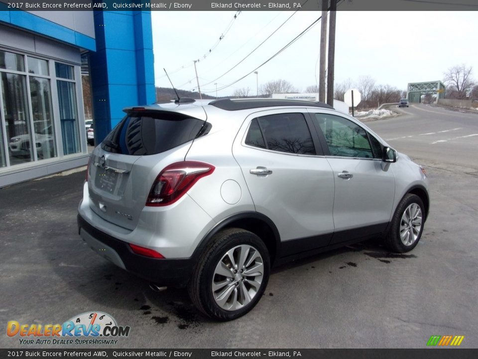 2017 Buick Encore Preferred AWD Quicksilver Metallic / Ebony Photo #3