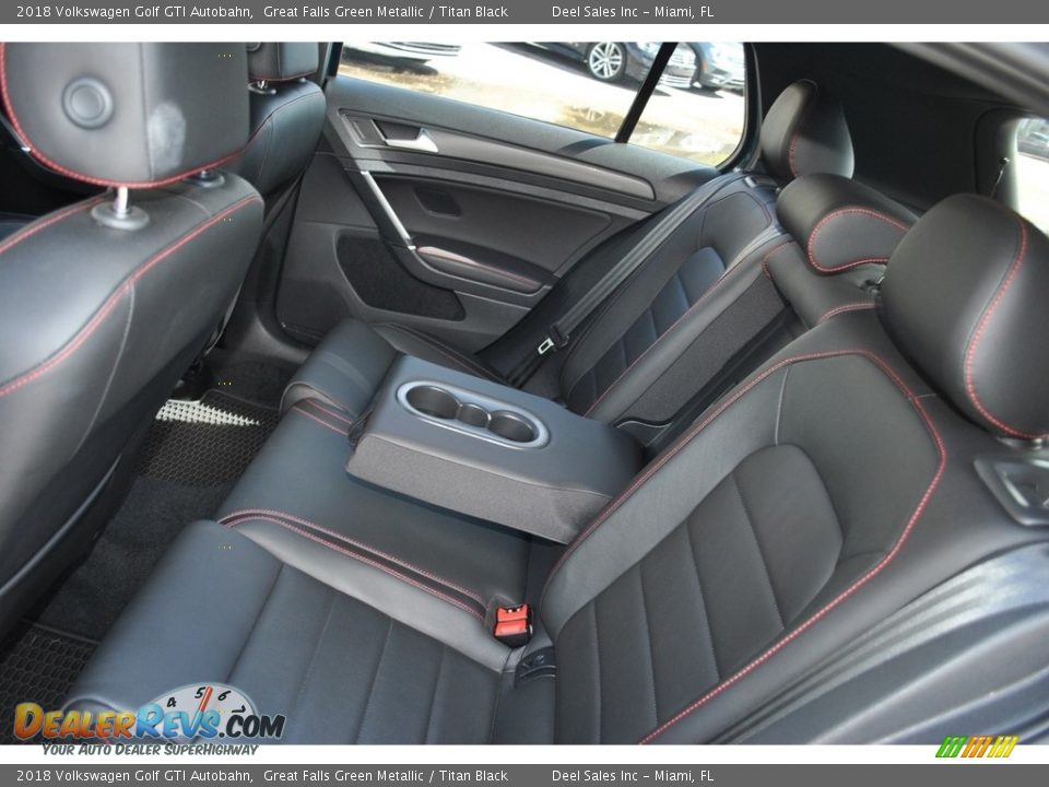 Rear Seat of 2018 Volkswagen Golf GTI Autobahn Photo #11