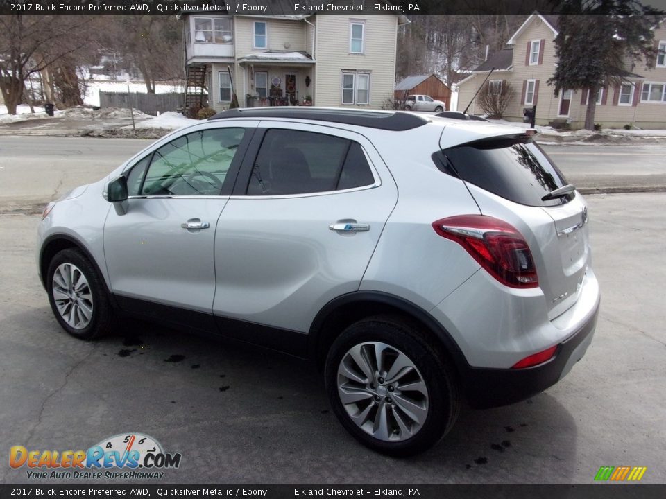 2017 Buick Encore Preferred AWD Quicksilver Metallic / Ebony Photo #5