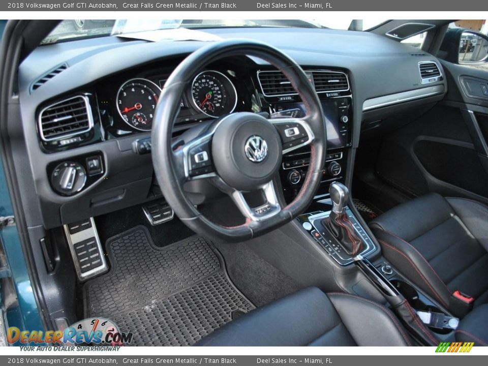 Dashboard of 2018 Volkswagen Golf GTI Autobahn Photo #13