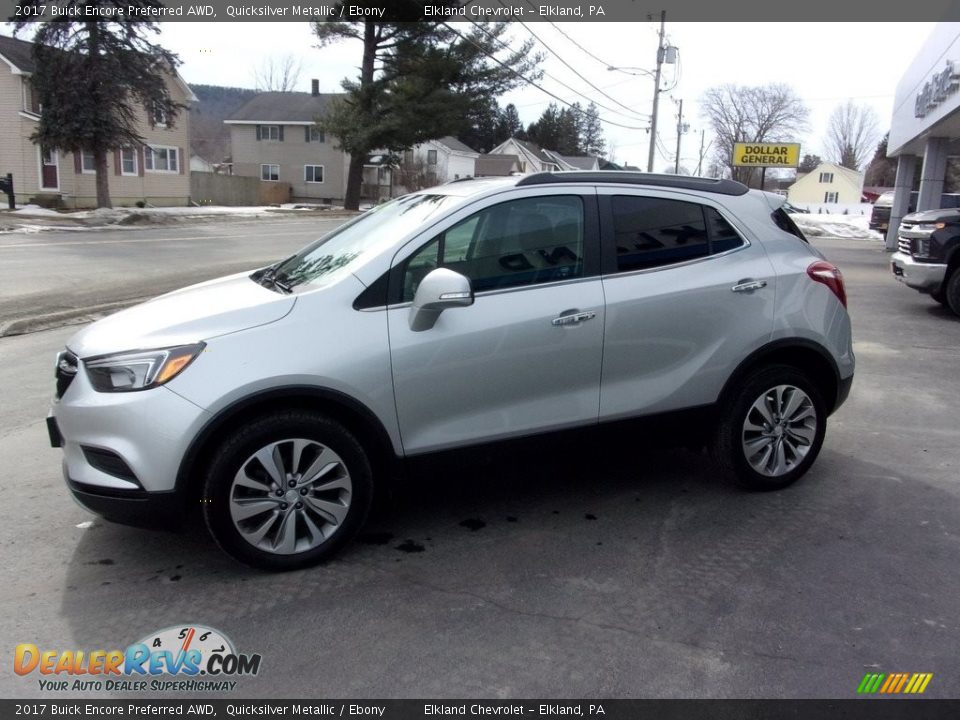 2017 Buick Encore Preferred AWD Quicksilver Metallic / Ebony Photo #6