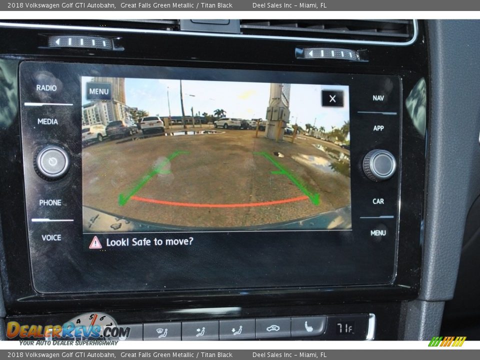 2018 Volkswagen Golf GTI Autobahn Great Falls Green Metallic / Titan Black Photo #15