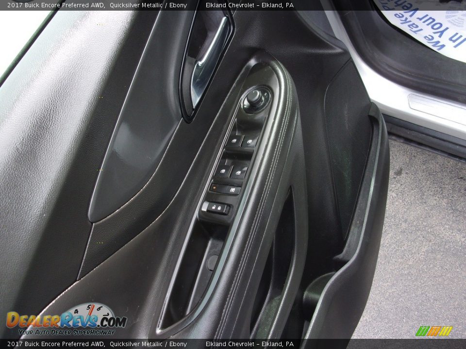2017 Buick Encore Preferred AWD Quicksilver Metallic / Ebony Photo #13