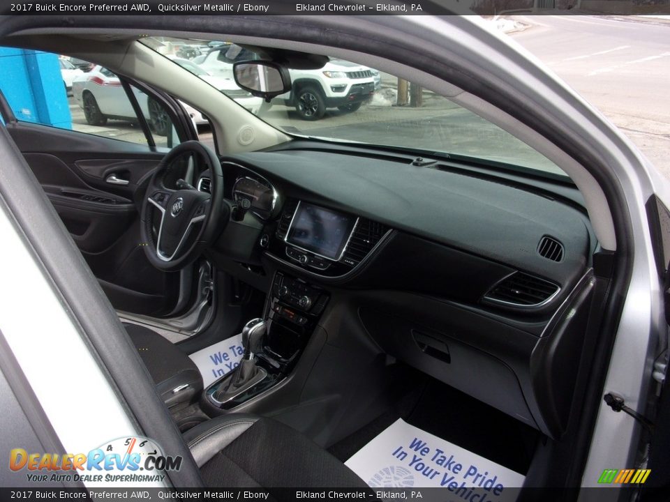 2017 Buick Encore Preferred AWD Quicksilver Metallic / Ebony Photo #15