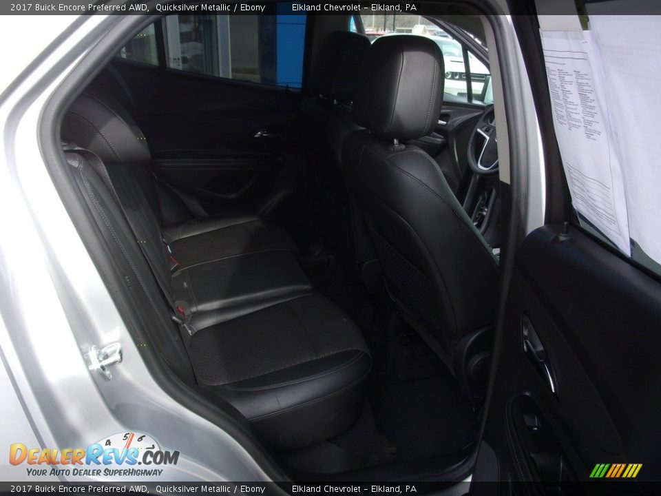 2017 Buick Encore Preferred AWD Quicksilver Metallic / Ebony Photo #16