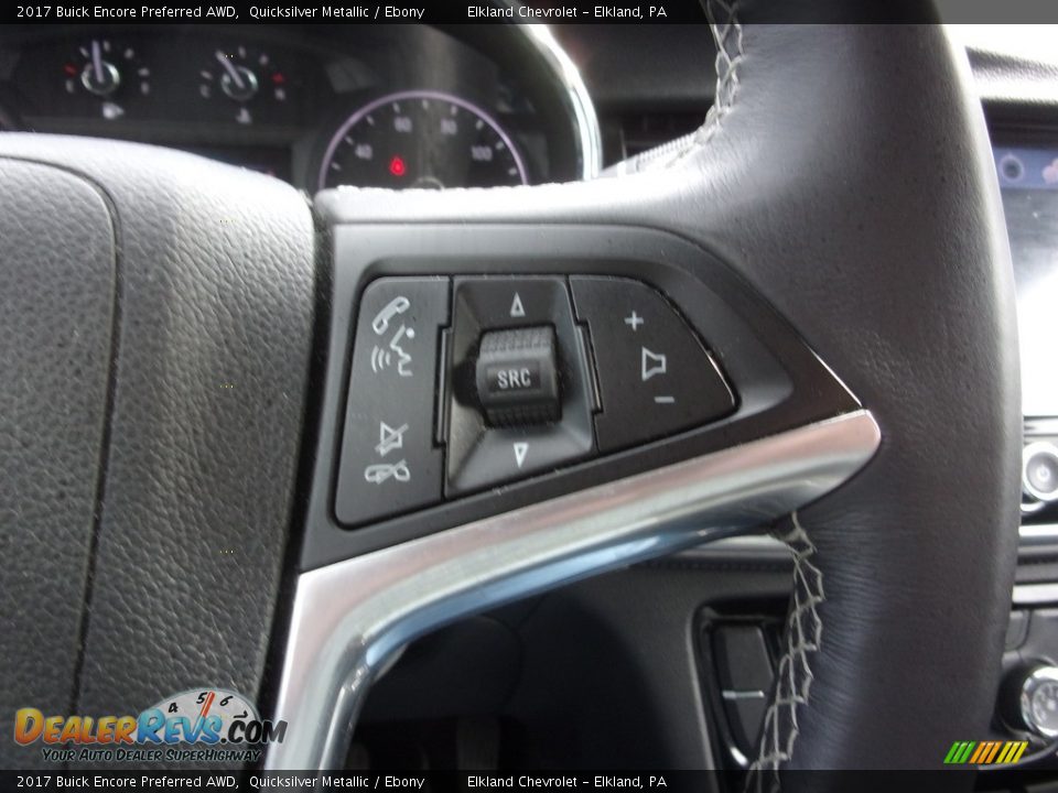 2017 Buick Encore Preferred AWD Quicksilver Metallic / Ebony Photo #19