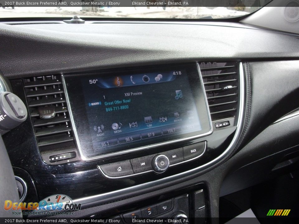 2017 Buick Encore Preferred AWD Quicksilver Metallic / Ebony Photo #21