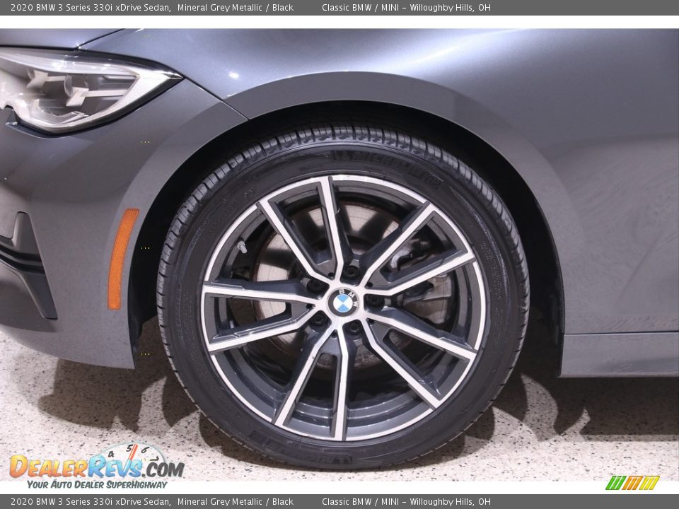 2020 BMW 3 Series 330i xDrive Sedan Mineral Grey Metallic / Black Photo #24