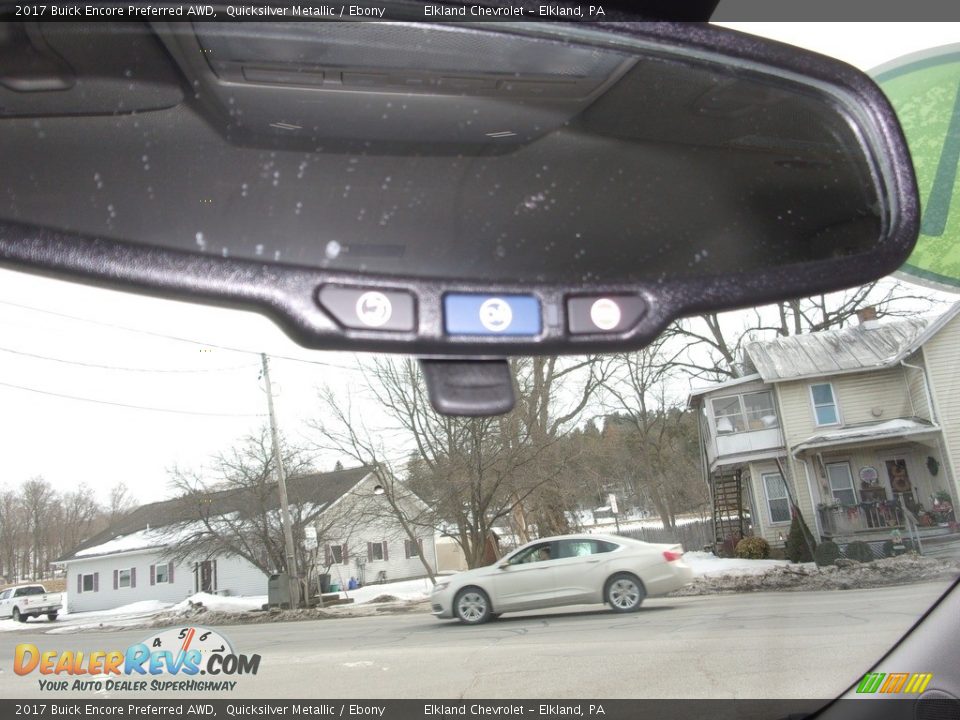 2017 Buick Encore Preferred AWD Quicksilver Metallic / Ebony Photo #25