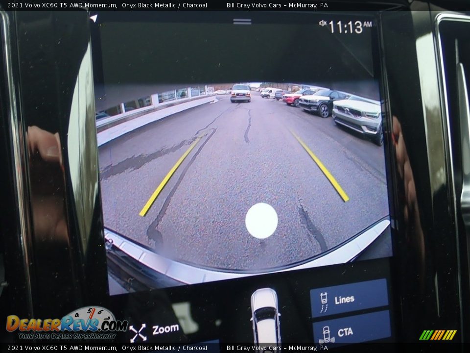 2021 Volvo XC60 T5 AWD Momentum Onyx Black Metallic / Charcoal Photo #15
