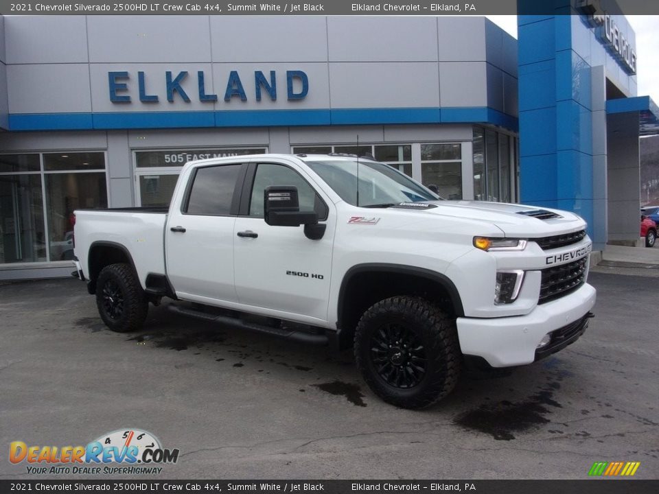 2021 Chevrolet Silverado 2500HD LT Crew Cab 4x4 Summit White / Jet Black Photo #1