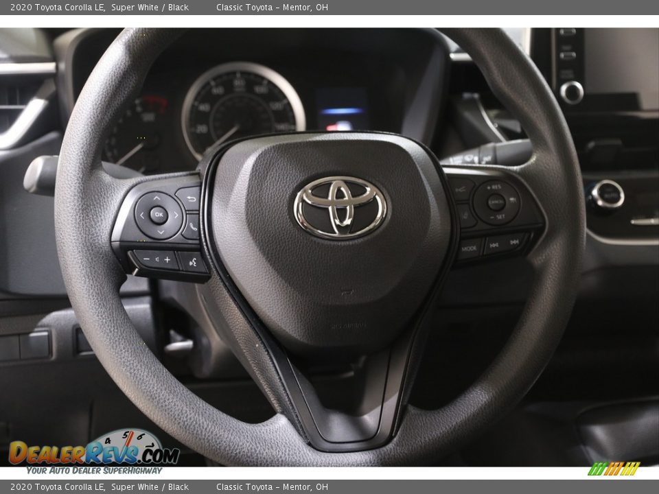 2020 Toyota Corolla LE Super White / Black Photo #7