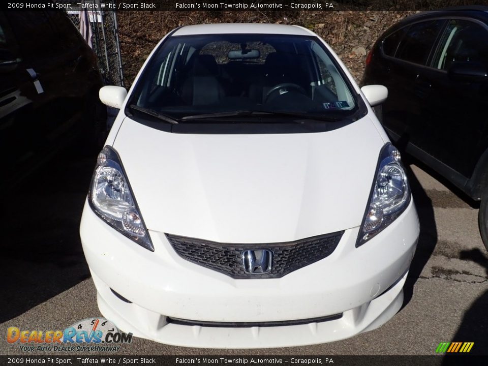 2009 Honda Fit Sport Taffeta White / Sport Black Photo #3