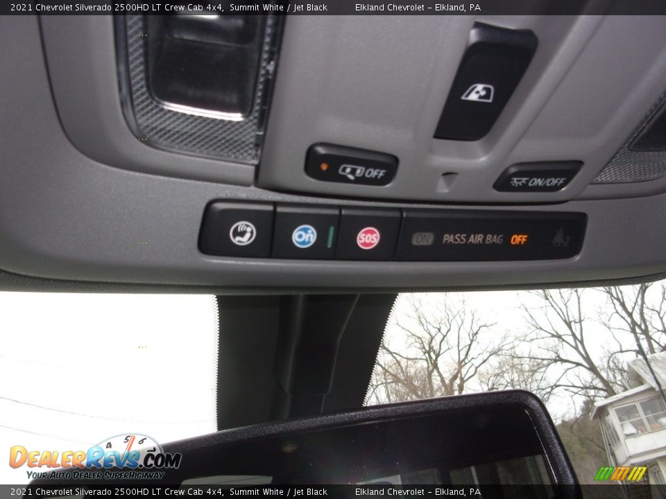 2021 Chevrolet Silverado 2500HD LT Crew Cab 4x4 Summit White / Jet Black Photo #33