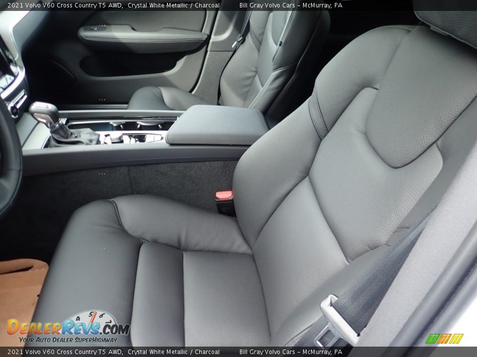 Front Seat of 2021 Volvo V60 Cross Country T5 AWD Photo #7