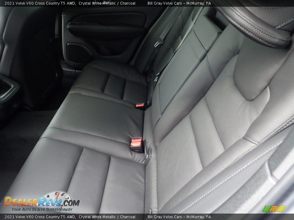 Rear Seat of 2021 Volvo V60 Cross Country T5 AWD Photo #8