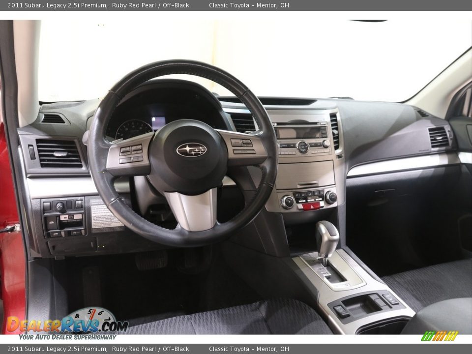 2011 Subaru Legacy 2.5i Premium Ruby Red Pearl / Off-Black Photo #6