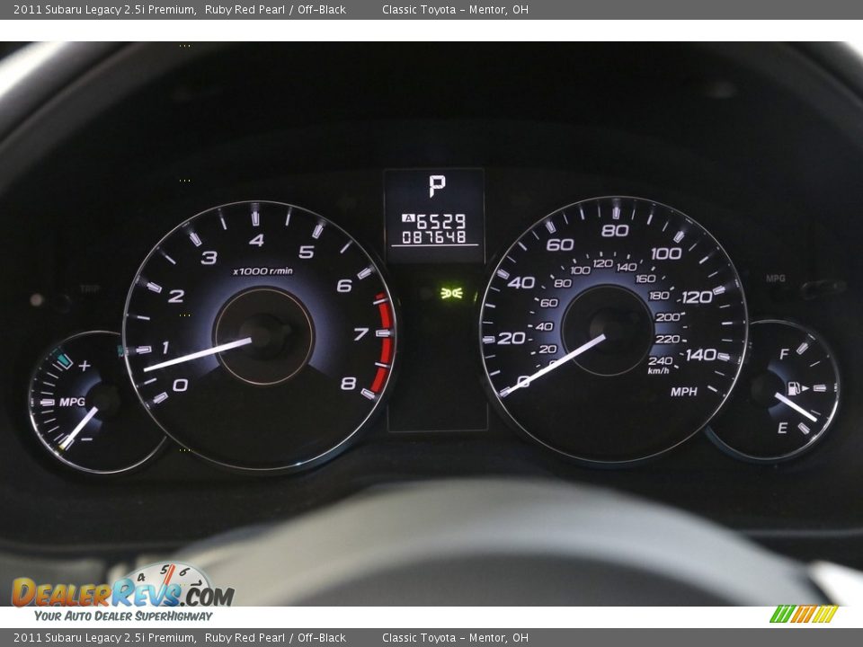 2011 Subaru Legacy 2.5i Premium Ruby Red Pearl / Off-Black Photo #8