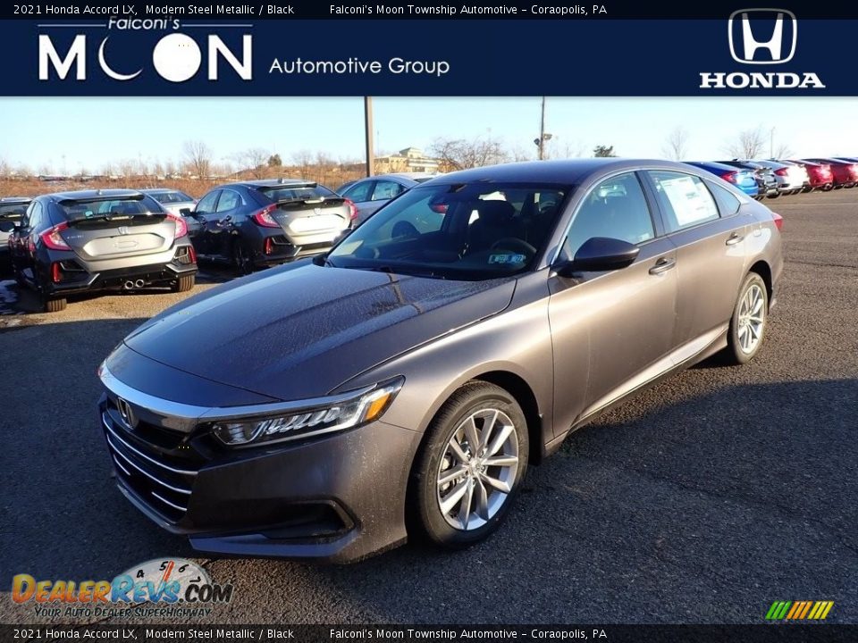 2021 Honda Accord LX Modern Steel Metallic / Black Photo #1