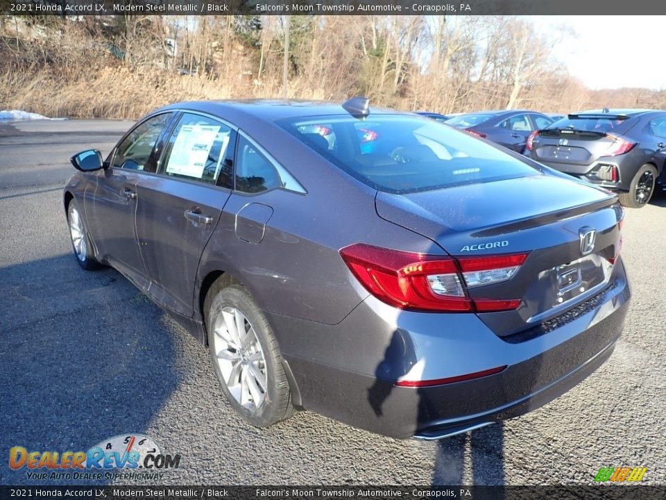 2021 Honda Accord LX Modern Steel Metallic / Black Photo #3