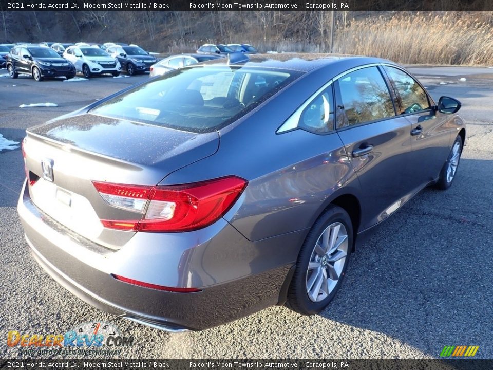 2021 Honda Accord LX Modern Steel Metallic / Black Photo #5