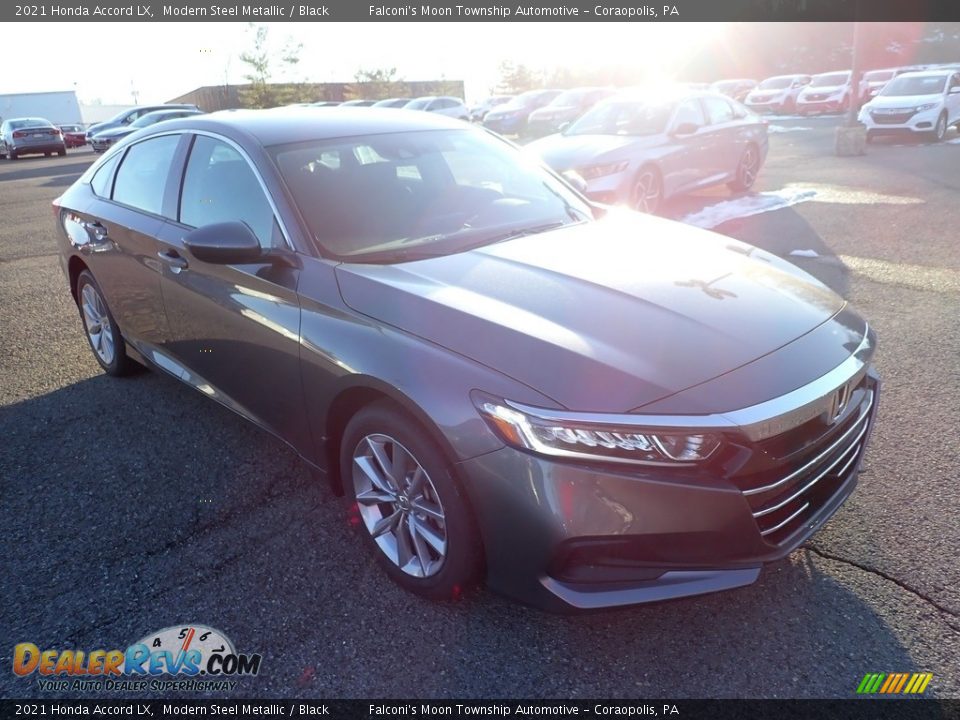 2021 Honda Accord LX Modern Steel Metallic / Black Photo #6