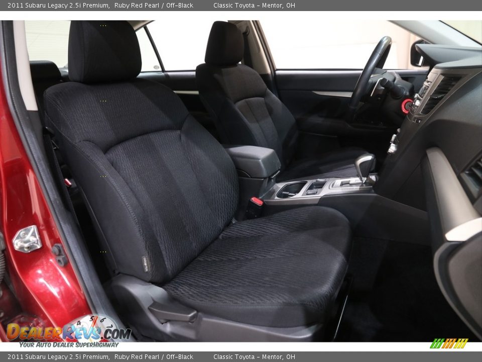 2011 Subaru Legacy 2.5i Premium Ruby Red Pearl / Off-Black Photo #14