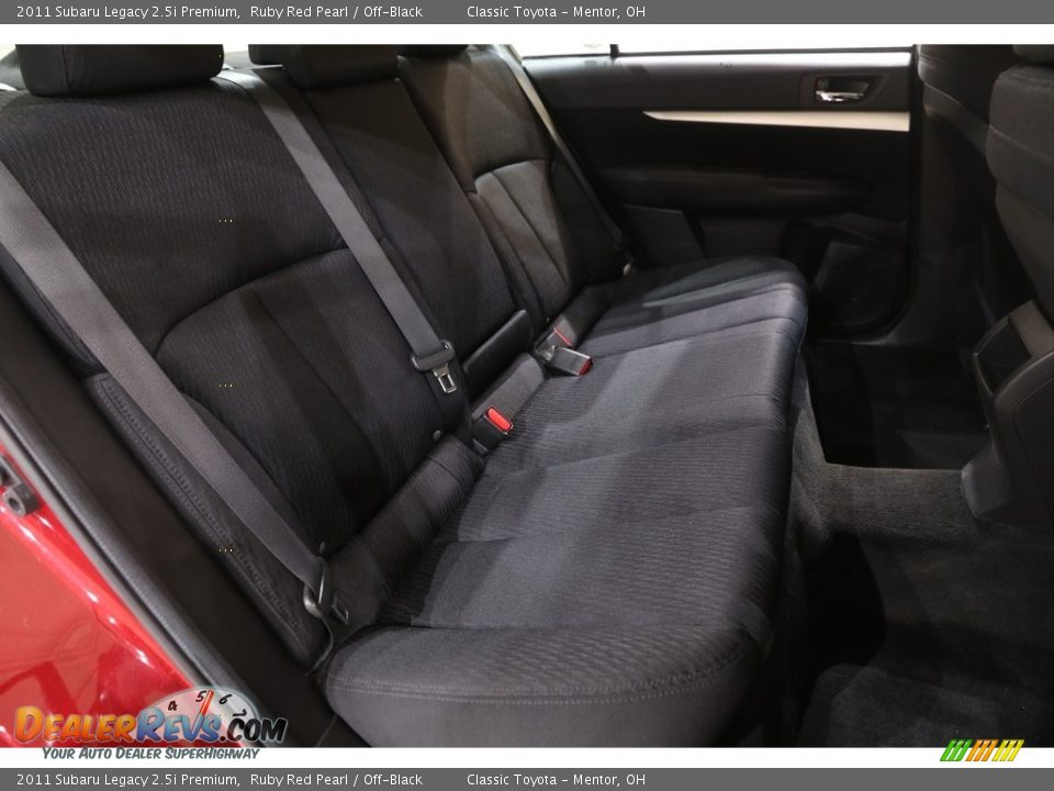 2011 Subaru Legacy 2.5i Premium Ruby Red Pearl / Off-Black Photo #15