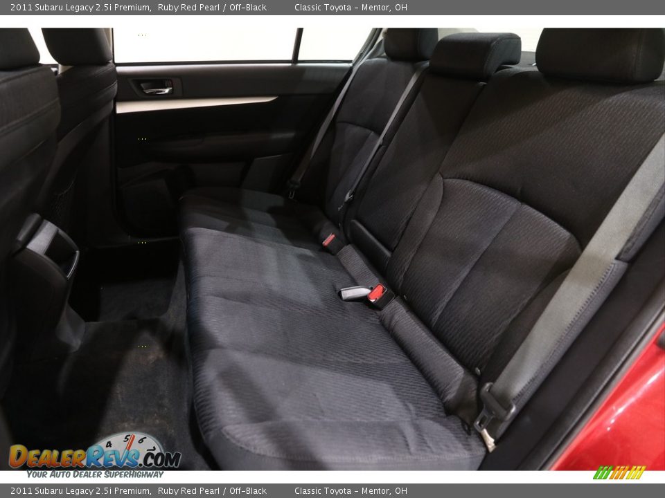 2011 Subaru Legacy 2.5i Premium Ruby Red Pearl / Off-Black Photo #16