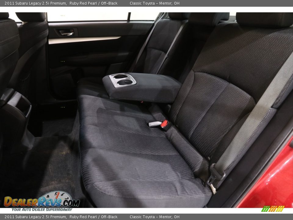 2011 Subaru Legacy 2.5i Premium Ruby Red Pearl / Off-Black Photo #17