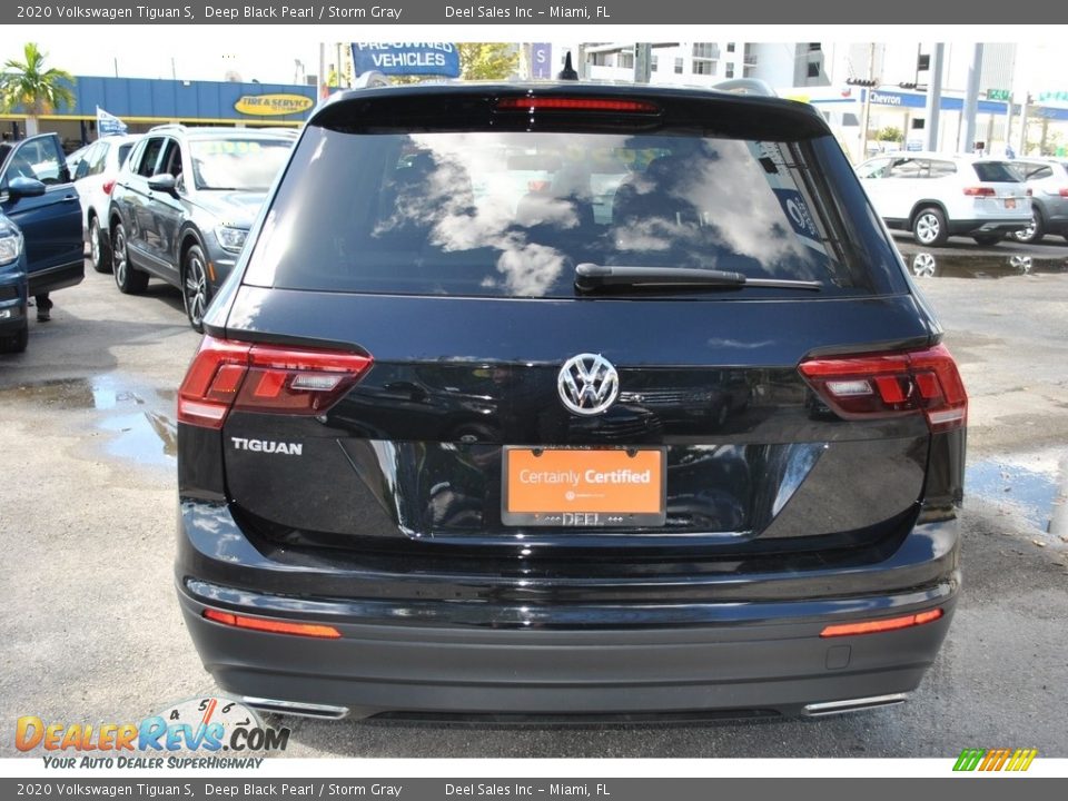 2020 Volkswagen Tiguan S Deep Black Pearl / Storm Gray Photo #8
