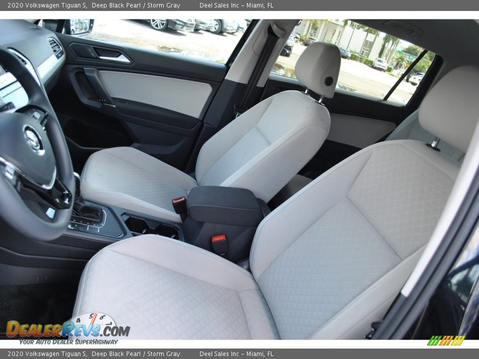 2020 Volkswagen Tiguan S Deep Black Pearl / Storm Gray Photo #12