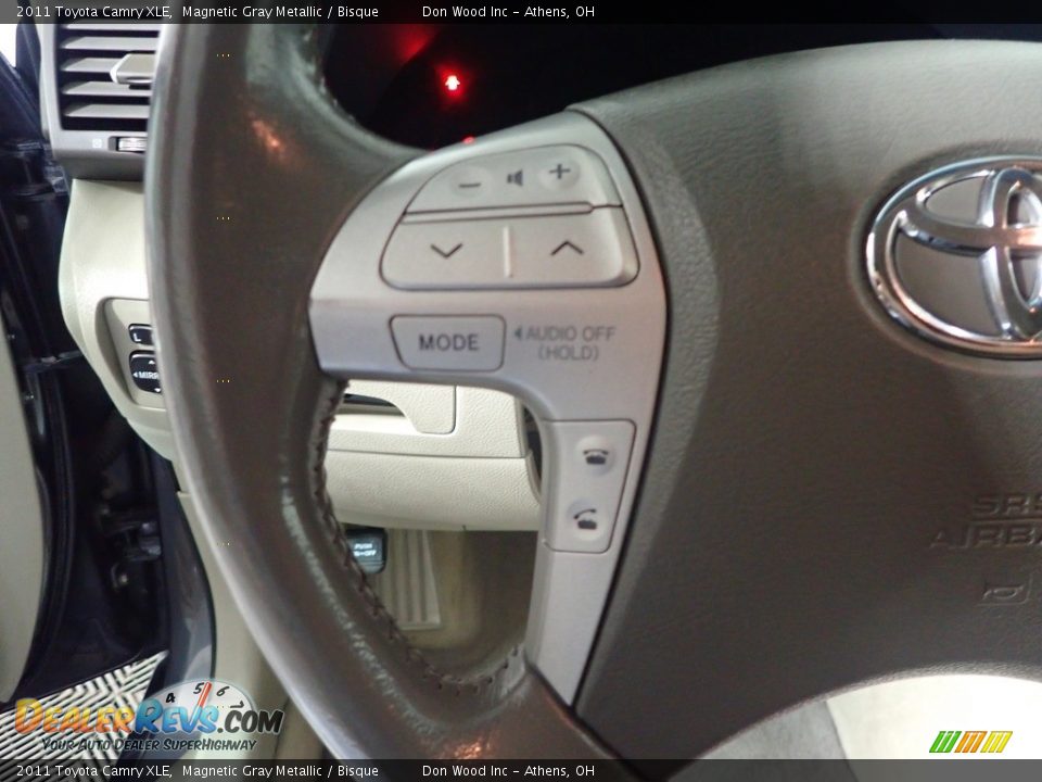 2011 Toyota Camry XLE Magnetic Gray Metallic / Bisque Photo #29