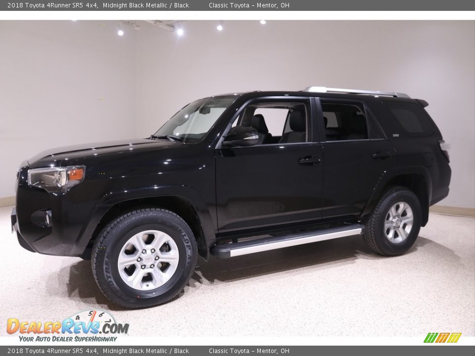 2018 Toyota 4Runner SR5 4x4 Midnight Black Metallic / Black Photo #3